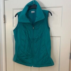 Columbia Turquoise Sleeveless Vest